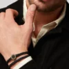 Bvlgari Bvlgari Man läderarmband Bvlgari Bvlgari Man läderarmband