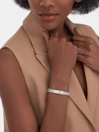 Bvlgari Tubogas armband i guld och stål
