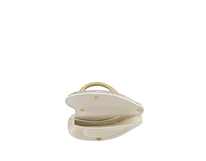 Serpenti Cuoricino Mini-handväska med handtag Serpenti Cuoricino Mini-handväska med handtag